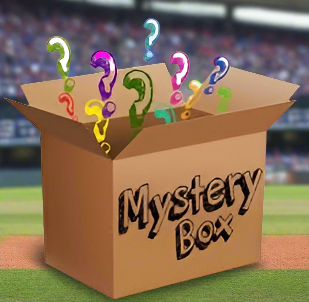 Mystery Box - includes one 33 inch scrap baseball catchers mitt,  right hand thrower, and one mystery Rico product.